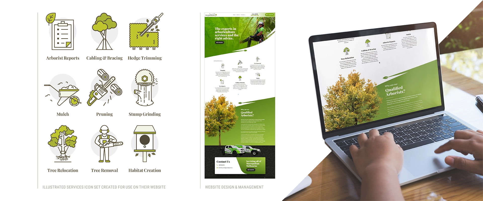 Prestige Pruning Website Design and Management